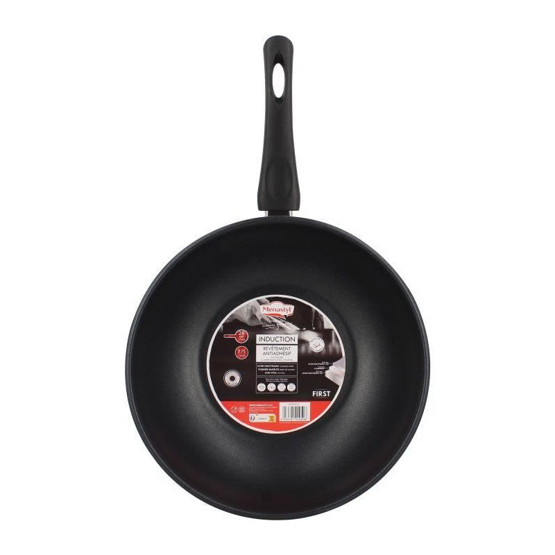 28 cm Stainless Steel Wok – All Heat Sources