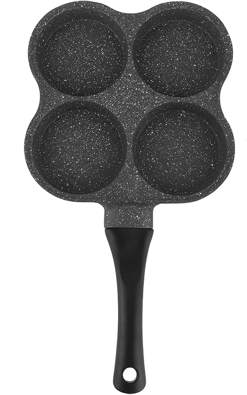 4-Hole Mini Crepe Pan – Black Non-Stick