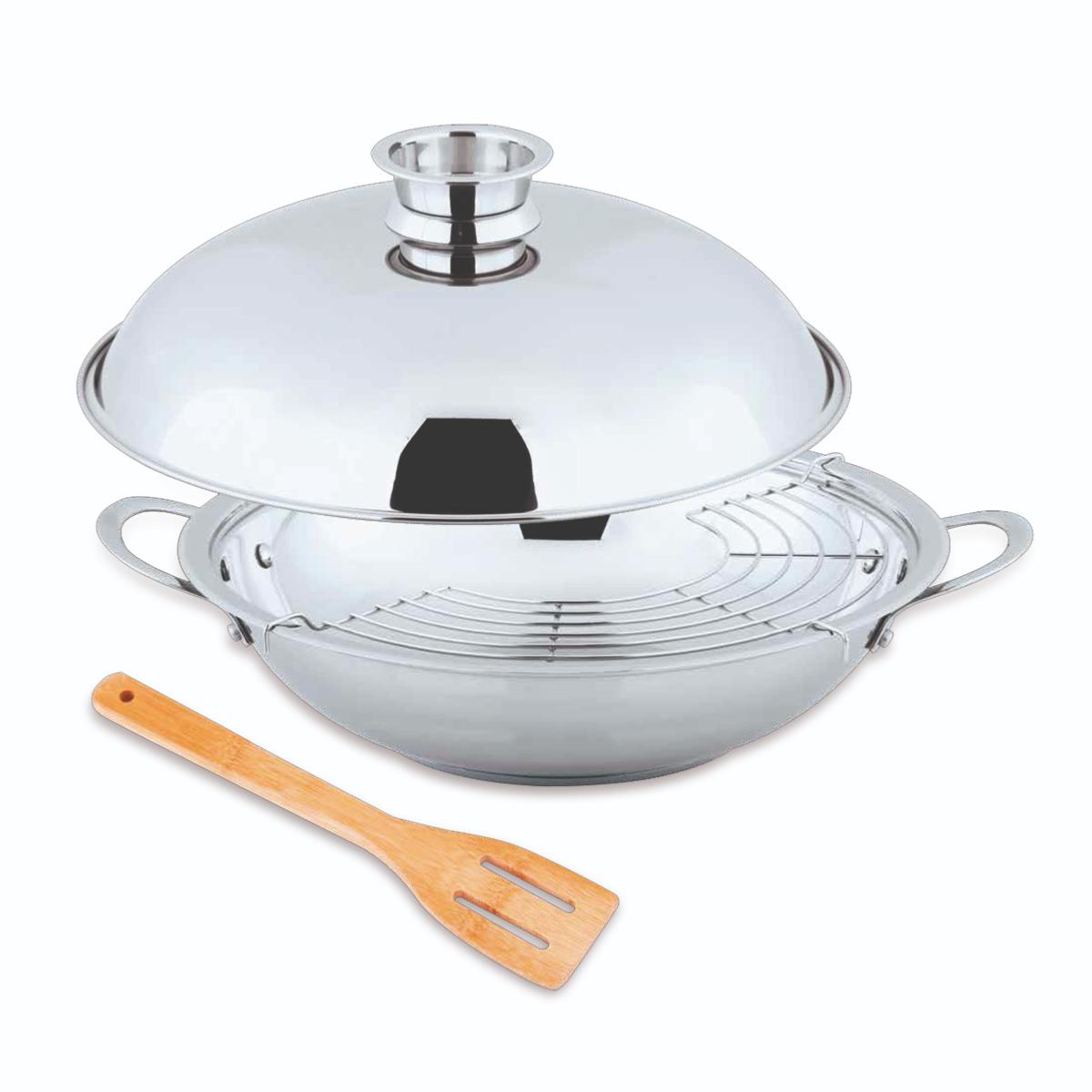 32 cm Wok – Complete 4-Piece Set