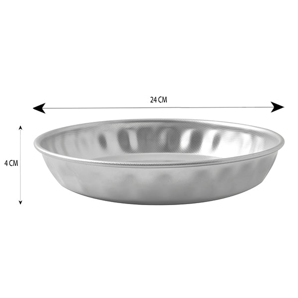 24 cm Stainless Steel Tart Pan – Durable & Practical