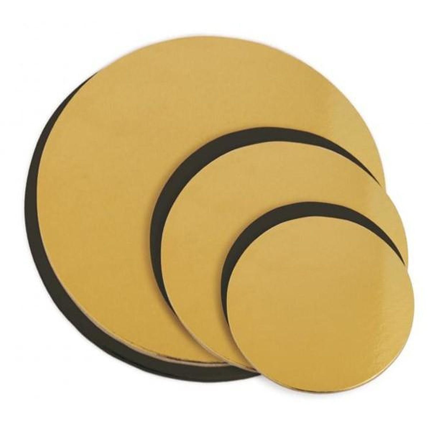 Set of 12 cake boards – Ø14, 18 and 22 cm