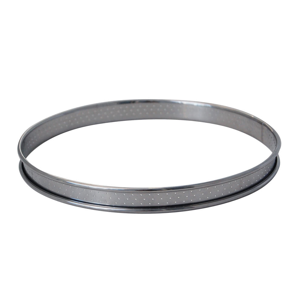 24 cm Stainless Steel Tart Ring – Rolled Edge