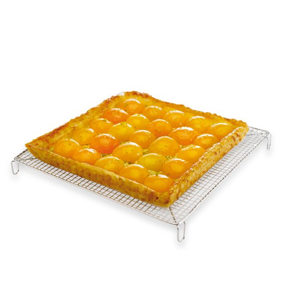 Square stainless steel cooling rack 26 cm