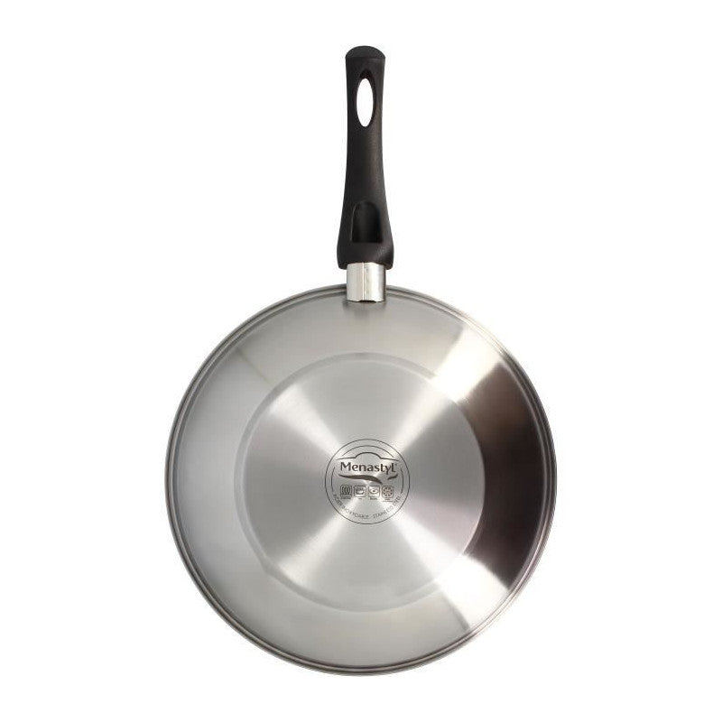 28 cm Stainless Steel Wok – All Heat Sources