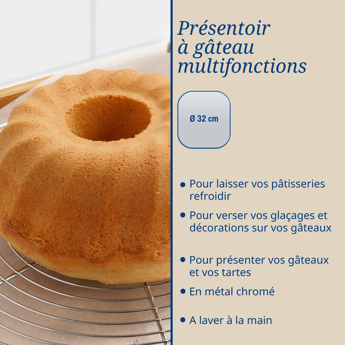 Cooling rack for cakes 32 cm