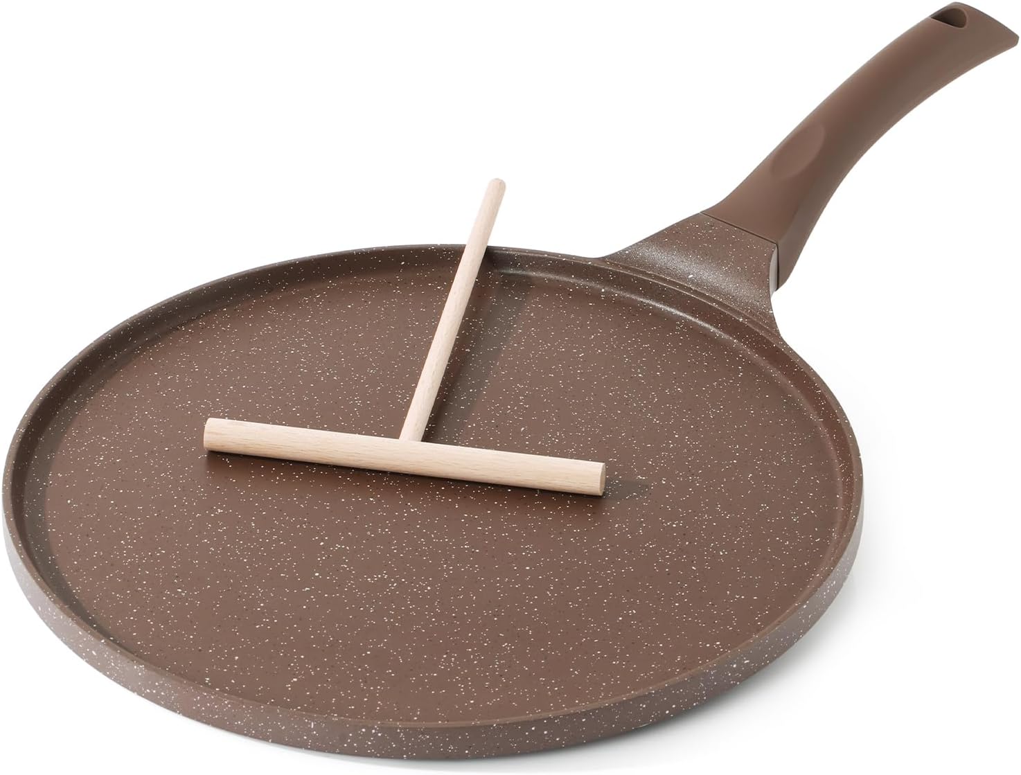 26 cm Crepe Pan – Brown Granite Non-Stick Coating