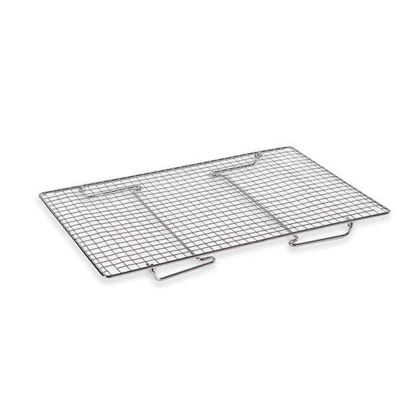 Rectangular stainless steel rack 43x28 cm