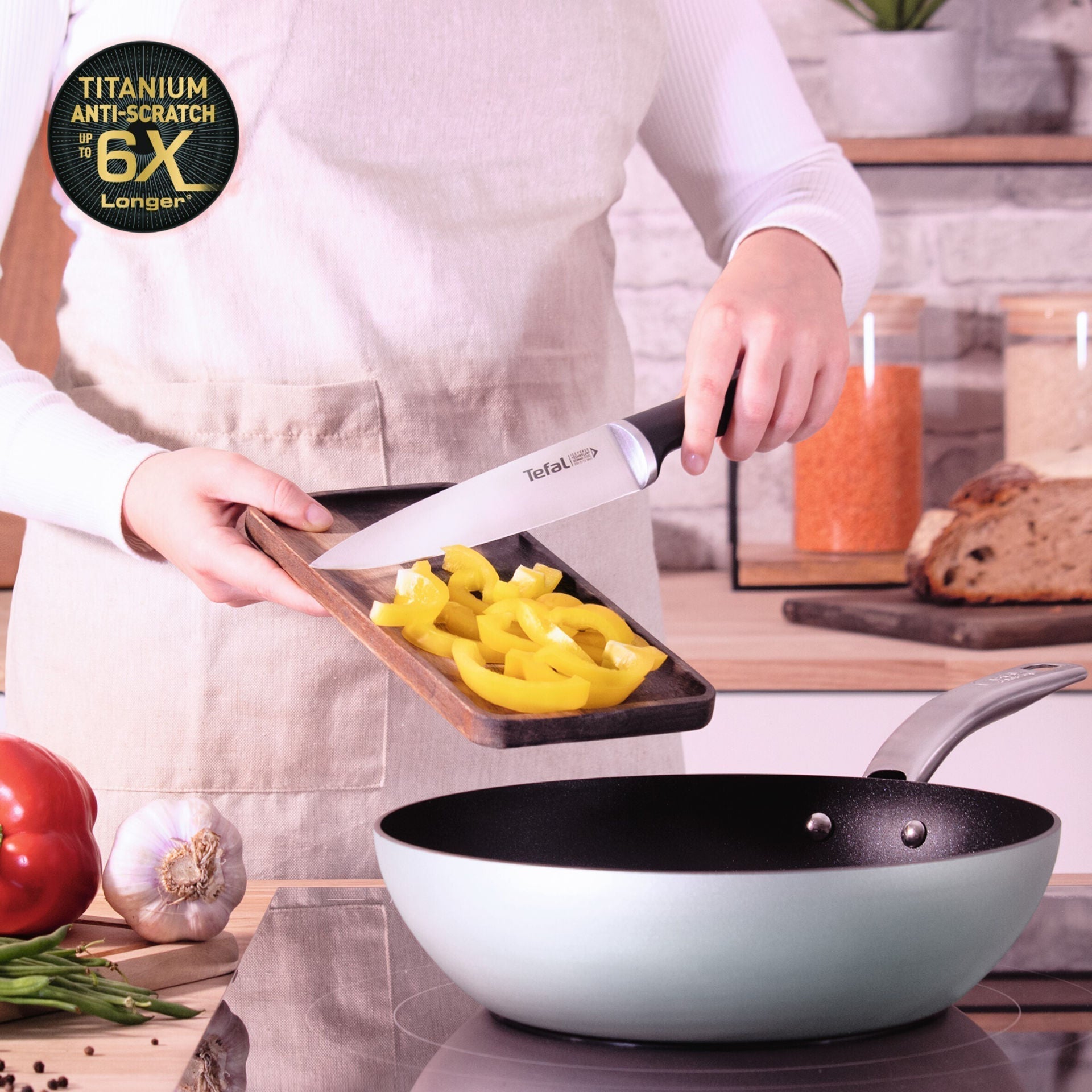 28 cm Wok – Recycled Aluminum, Non-Stick