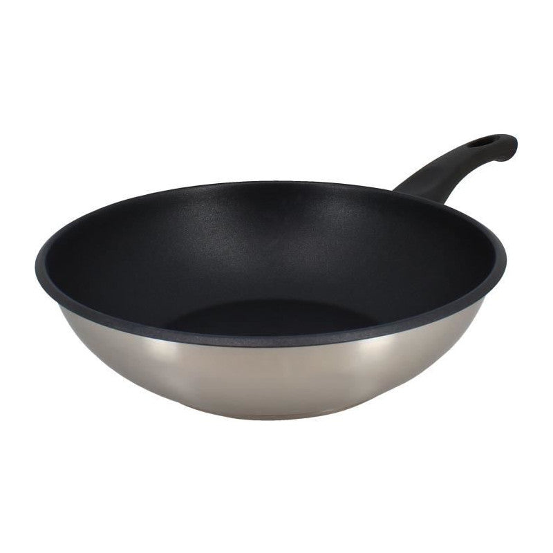 28 cm Stainless Steel Wok – All Heat Sources